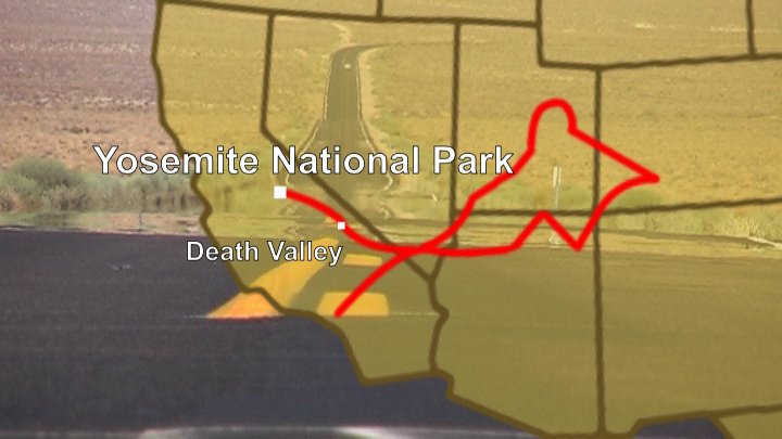 Yosemite map