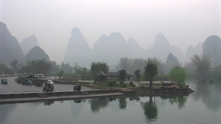 Karst mountains nearby Yangshuo